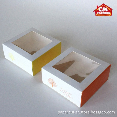 2015 hot sale Cake&egg-tart box of paper food containers